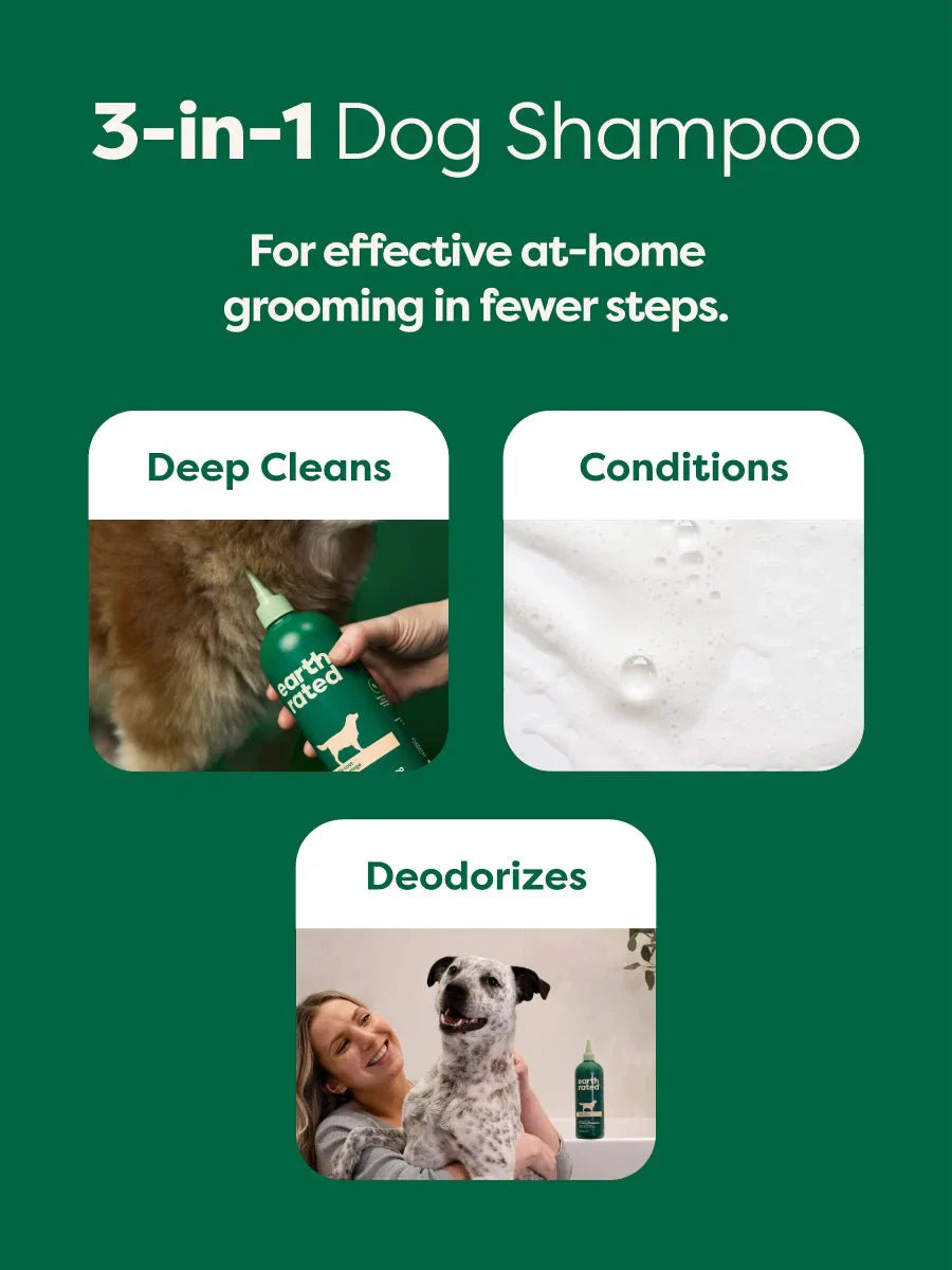 earth rated - Double Coat 3-in-1 Dog Shampoo